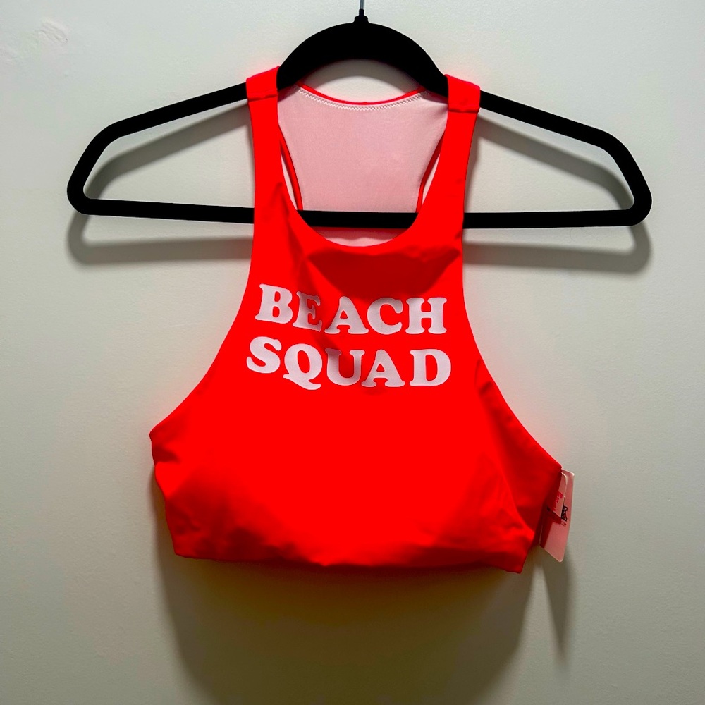 Victoria’s Secret PINK Beach Squad High Neck Bikini Top | Size Medium New